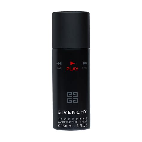 givenchy deodorant play|Givenchy deodorant spray for men.